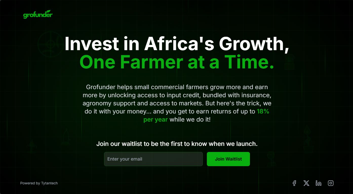 Grofunder - Agricultural Investment Platform